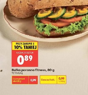 Bułka poranna fitness