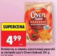 Krakersy o smaku czerwonej papryki w ziołach Lay's Oven Baked