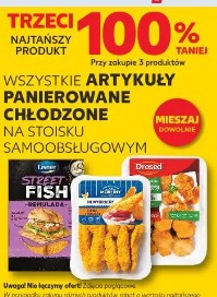 Wszystkie artykuły panierowane chłodzone na stoisku samoobsługowym