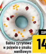 Babka cytrynowa w polewie o smaku waniliowym Oskroba