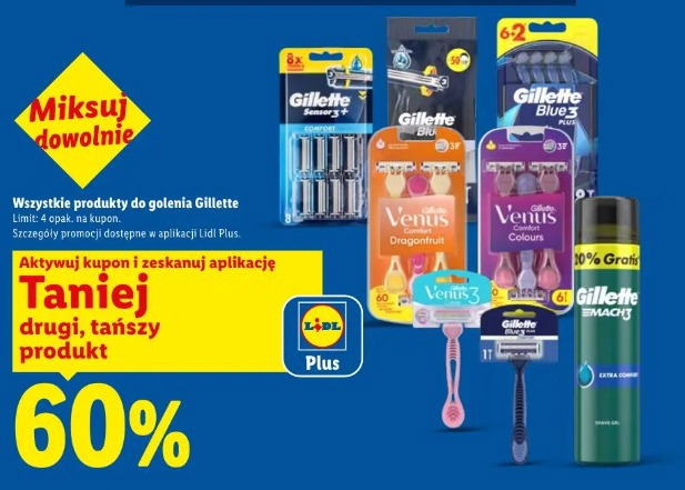 Gillette produkty do golenia