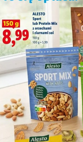 Alesto Sport lub Protein Mix z orzechami i ziarnami soi