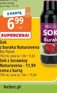 Sok z buraka Naturavena Bio Planet