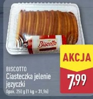 Biscotto Ciasteczka jelenie języczki