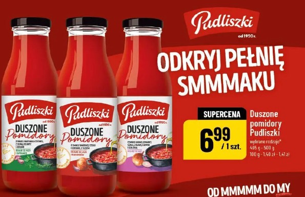 Duszone pomidory Pudliszki