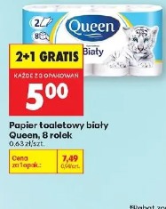 Papier toaletowy biały Queen