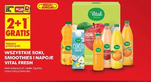 Wszystkie soki, smoothies i napoje Vital Fresh