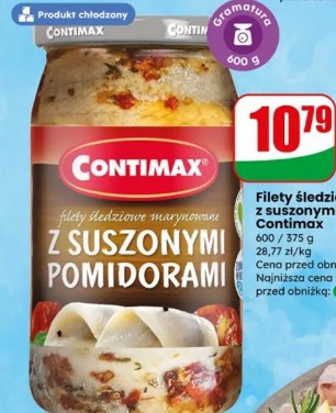 Filety śledziowe z suszonymi pomidorami Contimax