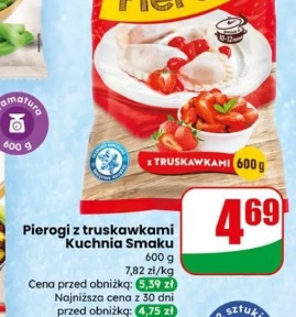 Pierogi z truskawkami Kuchnia Smaku