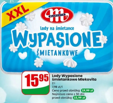 Lody Wypasione śmietankowe Mlekovita