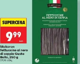 Makaron fettuccine al nero di seppia Gusto Bello