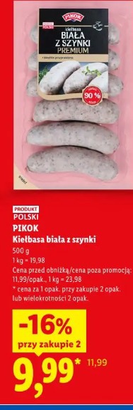 Pikok Kiełbasa biała z szynki