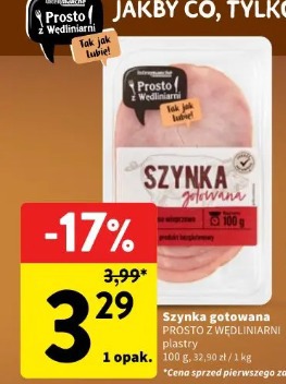 Szynka gotowana Prosto z Wędlinarni