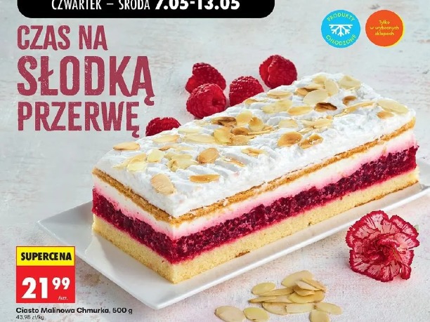 Ciasto Malinowa Chmurka