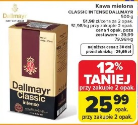 Kawa mielona Classic Intense Dallmayr
