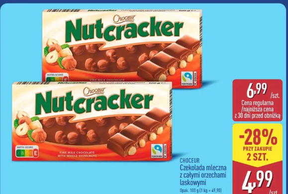 Choceur Czekolada mleczna z całymi orzechami laskowymi