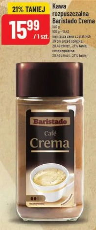 Kawa rozpuszczalna Baristado Crema