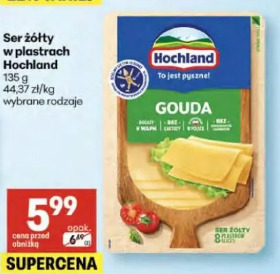 Ser żółty w plastrach Hochland