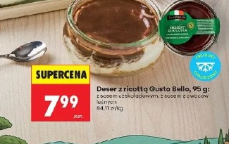 Deser z ricottą Gusto Bello