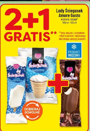 Lody Śniegusek Amore Gusto