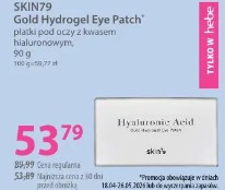 Skin79 Gold Hydrogel Eye Patch płatki pod oczy z kwasem hialuronowym
