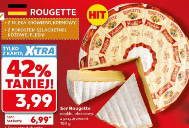 Ser Rougette miękki, pleśniowy, z przyprawami