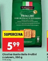 Ciastka Gusto Bello Frollini z cukrem
