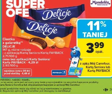 Ciastka z galaretką Delicje