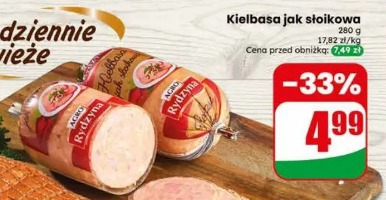Kiełbasa jak słoikowa