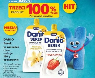 Danio Serek w saszetce różne rodzaje