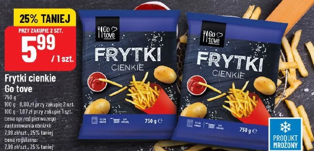 Frytki cienkie Go tove