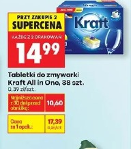 Kraft tabletki do zmywarki Kraft All in One, 38 szt.