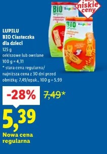 Lupilu Bio Ciasteczka dla dzieci