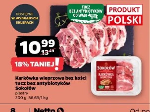 Karkówka wieprzowa bez kości tucż bez antybiotyków Sokołów
