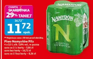 Piwo Namysłów Pils
