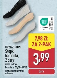 UP2FASHION Stopki balerinki, 2 pary