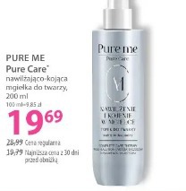 Pure Me Pure Care nawilżająco-kojąca mgiełka do twarzy