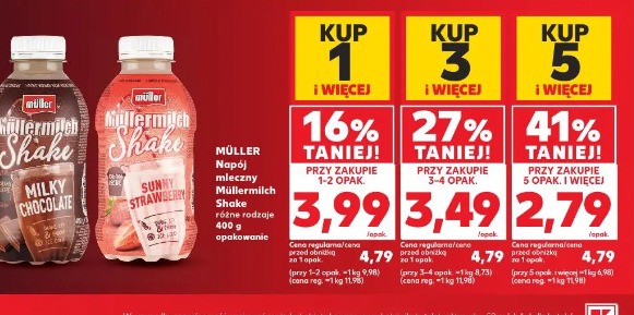 Müller Napój mleczny Müllermilch Shake Milky Chocolate