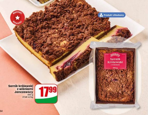 Sernik królewski z wiśniami Janczewscy