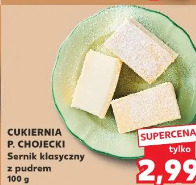Cukiernia P. Chojęcki Sernik klasyczny z pudrem