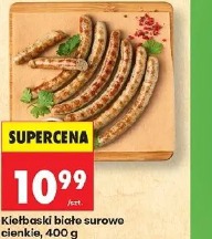 Kiełbaski białe surowe cienkie