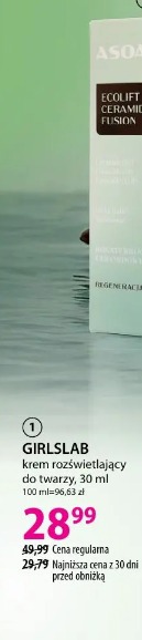 Girlslab krem rozświetlający do twarzy