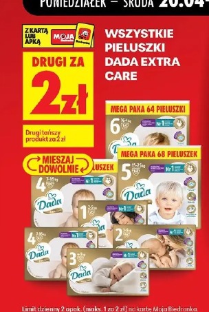 Wszystkie pieluszki Dada Extra Care