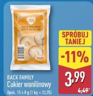 Back Family Cukier wanilinowy