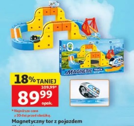 Magnetyczny tor z pojazdem