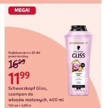 Schwarzkopf Gliss szampon do włosów matowych