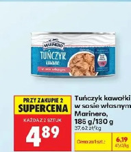 Tuńczyk kawałki w sosie własnym Marinero