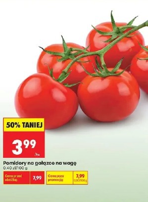 Pomidory na gałązce na wagę 