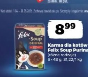 Karma dla kotów Felix Soup Purina