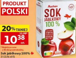Sok jabłkowy 100% Auchan